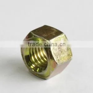 Yellow Zinc Hexagon Nuts DIN934 thumbnail-1