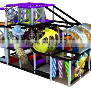Customized Size and Style Space Theme Kids Indoor Playground for Sale thumbnail-3