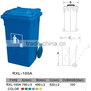 Plastic Outdoor Dustbin Mould thumbnail-1