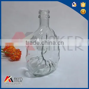 Wholesale 250ml Classic Flower Shape Rome Wine Glass Bottle thumbnail-3