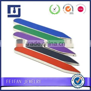 Wholesale Personalized Metal Enamel Collar Stays High Quality Custom Collar Bone thumbnail-2