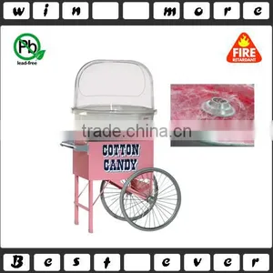 Hot Selling Cotton Candy Machine, Industrial Machine for Cotton Candy With Cart thumbnail-1
