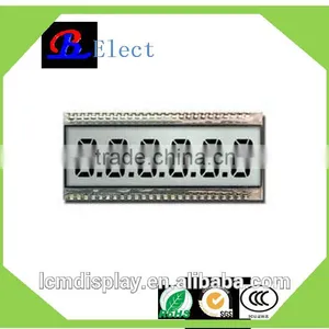 TN Custom 6digit 7segment Lcd Display With One-line Pin thumbnail-2