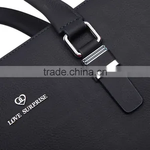 New Fashion Custom Simple Laptop Genuine Leather Men Briefcase at Low Price thumbnail-3