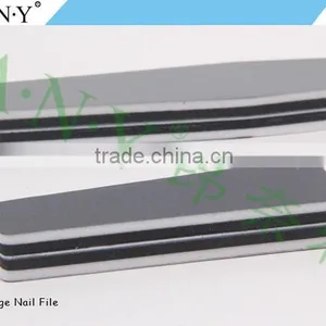 Nail Art Manicure Polishing Using Grey Sponge 3 Way Korea Paper Nail File thumbnail-4