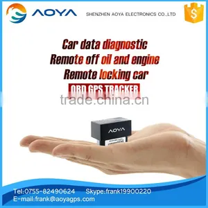 Mini GPS Tracking Device for Vehicle Obd ii GPS Tracker off Oil Engine Remote Locking Car thumbnail-1