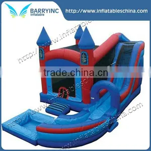 Funny Inflatable Bouncy Castle , Waterproof Inflatable Air Castle With CE Blower thumbnail-1