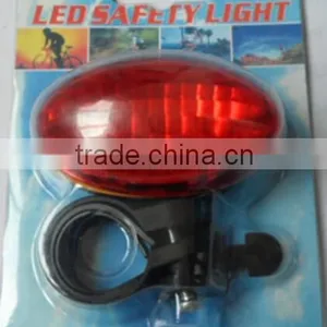 5 LED Bicycle Rear Tail Red Bike Warning Lamp Safety Light thumbnail-1