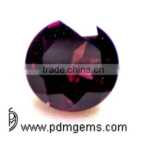 Rhodolite Garnet Round Cut Faceted For Gold Necklace From Manufacturer thumbnail-1