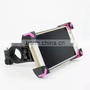 Bike Phone Mount Motorcycle Bicycle Cell Phone Holder Handlebar Phone Mount for IPhone 6 6S Plus 5S for Samsung Galaxy S6 GPS thumbnail-5