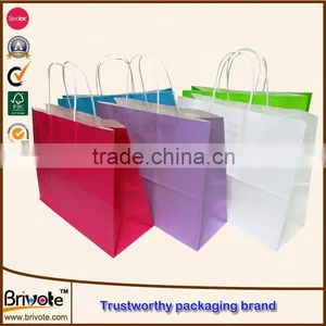 Kraft Paper Sandwich Bag Kraft Paper Poly Lined Bag Kraft Paper Shopping Bag Quality Choice thumbnail-1