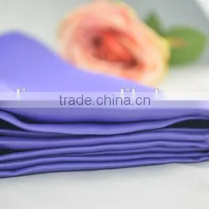 Mulinsen Textile Woven Solid Dyed Polyester Plain Matte Satin Fabric thumbnail-3