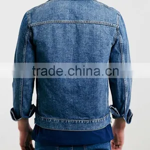 MEN'S MID WASH ZIP DETAIL DENIM WESTERN JACKET thumbnail-3
