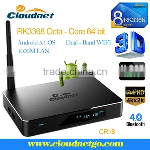 2015 Android 5.1 Mini PC RK3368 Octa Core AP6335 Android Smart tv Box 2G RAM 16G ROM Smart TV Box WiFi 4K*2K 1080P thumbnail-1