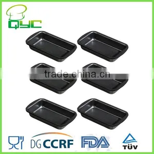 Non-Stick Carbon Steel 6pcs Mini Rectangle Pan thumbnail-1