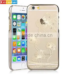 Wholesale Fashion Flower Diamond Hard Cases for Iphone 6 Plus thumbnail-1