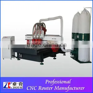 ZK-1325 Air ATC CNC Router With 3 Tools Changing 1300*2500*200mm thumbnail-1