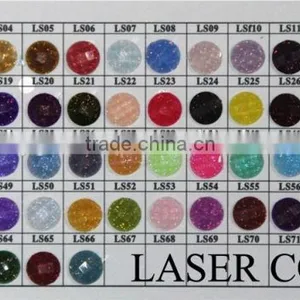 2015 LATEST !! LUCKY Highest Quality Flat Back Sew-on Acrylic Rhinestone Diamante Crack Color thumbnail-2