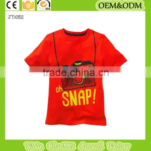 2015 New t Shirt Kids Kids t Shirt Printing Kids Cartoon T-shirt Camera T-shirt Children's T-shirt Unisex T-shirt thumbnail-1