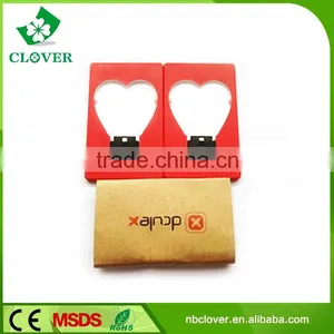 Heart Shape 2 LED ABS Material Mini Pocket Led Credit Card Light thumbnail-1