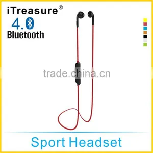 Sport Bluetooth Earphone,Microphone,Noise Cancelling Function and In-Ear Style Cheap Wireless Stereo Bluetooth Headset thumbnail-2