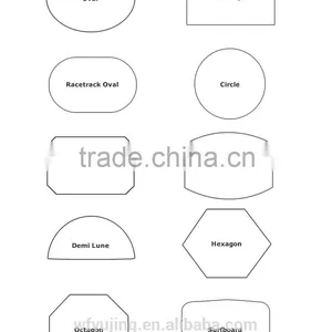Custom 2-6mm Silver Mirror, Silver Oval Mirror thumbnail-3