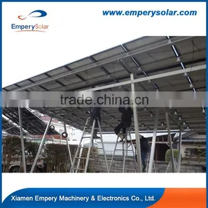 Wholesale Solar pv Double Side Aluminum Frame Solar Carport Quality Choice thumbnail-2