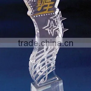 Premium Quality Crystal Trophy Award thumbnail-1