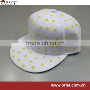 Custom Hip Tap Flat Caps With Embroidery Logo thumbnail-5