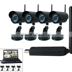 USB Wireless Camera And Receiver 2.4GHz NVR 4 CH Buy Webcam With High Definition thumbnail-2