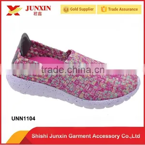 2016 Best Casual Handmade Woven Elastic Shoes thumbnail-1