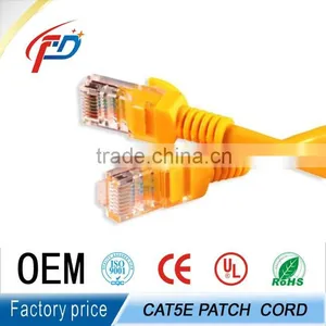 High Quality BC/CCA RJ45 Cable Cat5 Patch Cord thumbnail-5