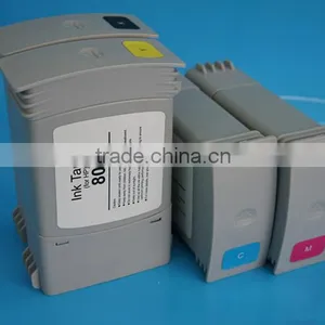 350ML for HP 80 Compatible Pigment Ink Cartridge for HP Desigjet 1000 1050 1055 C4846A C4847A C4848A C4871A thumbnail-2