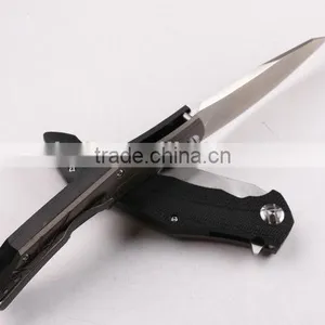 OEM Outdoor G10 Handle Pocket Knife With Sanding Surface thumbnail-5