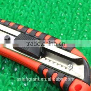 2016 High Quality 18mm Plastic Wrap Utility Stainless Steel Art Cutter Knife thumbnail-2