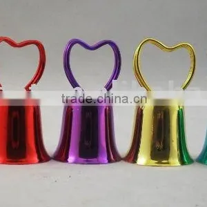 2''small Metal Bell A5-H01with Heart-shaped Handle for Decoration (E469) thumbnail-1
