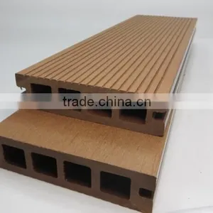 Hollow WPC Outdoor Flooring , Waterproof Plastic Floor thumbnail-5
