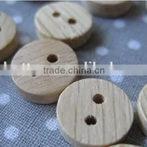 Factory Wholesale Round Custom Bamboo Button thumbnail-1