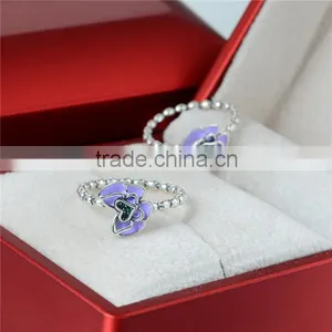 Fashion Jewellery Color Enamel Ladies Finger Rings thumbnail-3