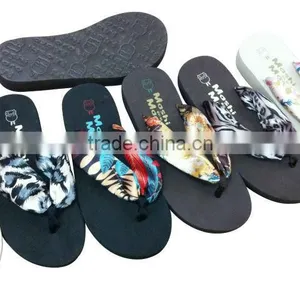 Women Beach Silk Flip Flops Slippers Sandals Shoes thumbnail-1