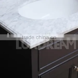 30" Charcoal Solid Wood Leg USA Bathroom Vanity thumbnail-2