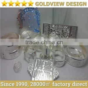 Fancy Shiny Sliver Round Shaped Unique Design Metal Wine Cap,Gold Plating Metal Brandy,XO Caps for Metal Wine Packaging thumbnail-3