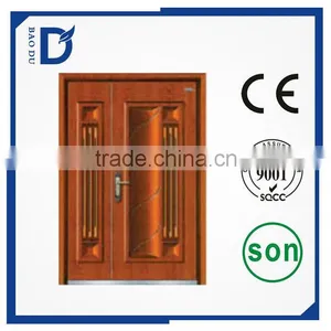2015 Top Quality Level Exterior Door Steel Security Door, Double Steel Armored Door thumbnail-2