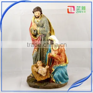 Sophisticated Resin Religion Holy Family Statues thumbnail-2