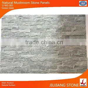 Natural Green Slate Mushroom Wall Stone thumbnail-1