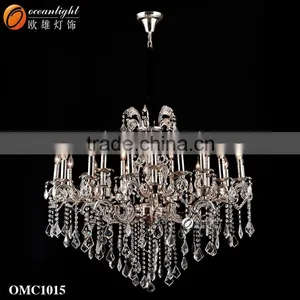 Chandelier Candle Light,european Glass Chandelier OMC1015- thumbnail-3