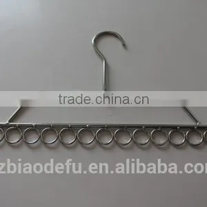 China Factory Metal Clothes Hanger With Circles thumbnail-3