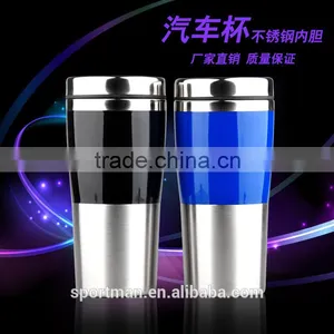 16oz Innovative Double Wall Thermal Travel Tea Mug Handmade Insulated Coffee Mug China Takeaway Mug thumbnail-1