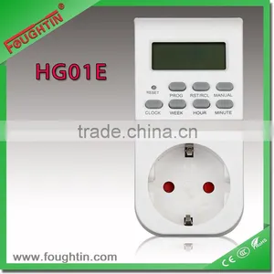 WEEKLY PROGRAMMABLE DIGITAL TIMER TO EU PLUG thumbnail-1
