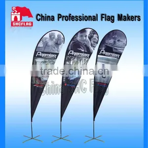 High Quality Feather Flags Cheap Stainless Steel Flag Pole thumbnail-1